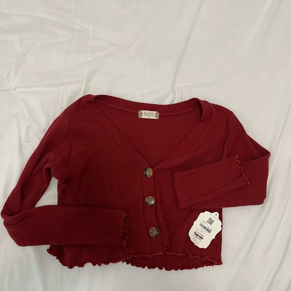 Dark Red Sweater